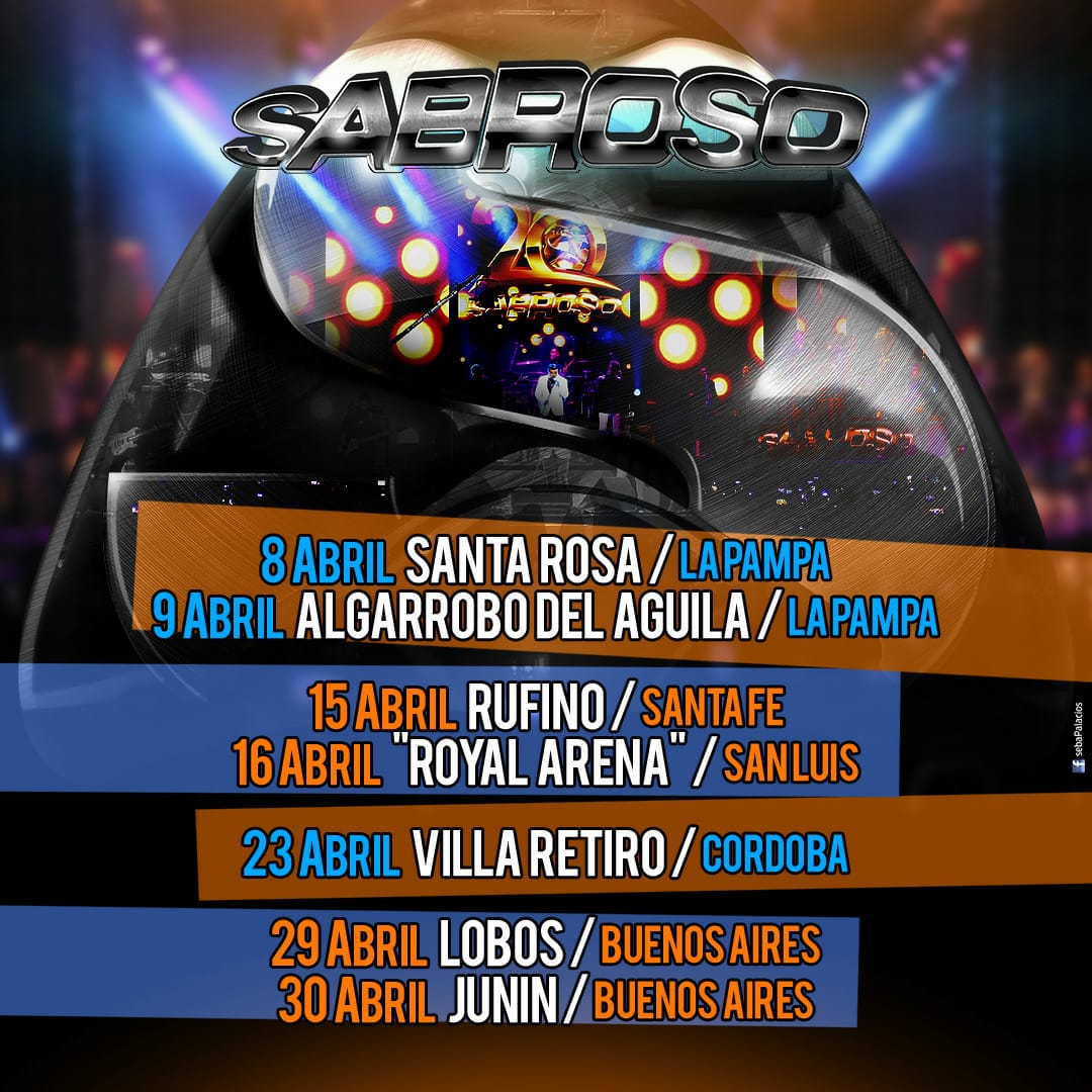 Sabrosoweb's tweet photo. #Tour20Años https://t.co/TlBoxUck4x