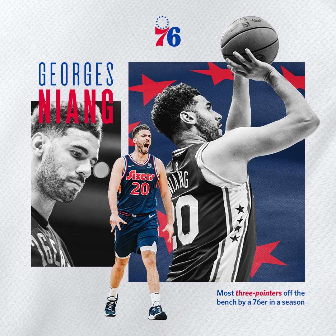 sixers's tweet image. BANG BANG GEORGES NIANG! 🎯
 
*ʀᴇᴀᴅ ᴛʜᴇ ꜰɪɴᴇ ᴘʀɪɴᴛ* 😏