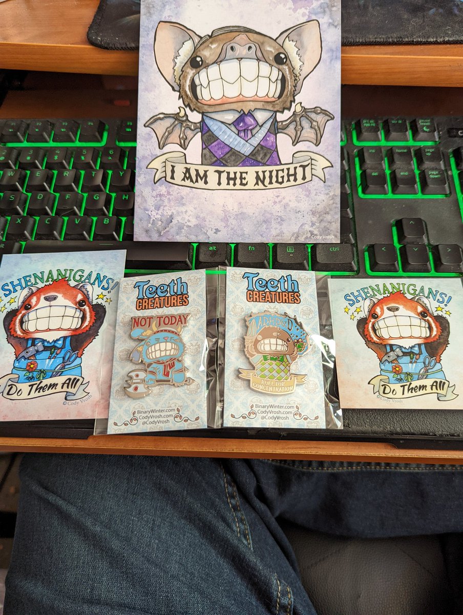 PracticalRook's tweet photo. Got my gear from @CodyVrosh! It is GLORIOUS https://t.co/cnCQUE3U8C