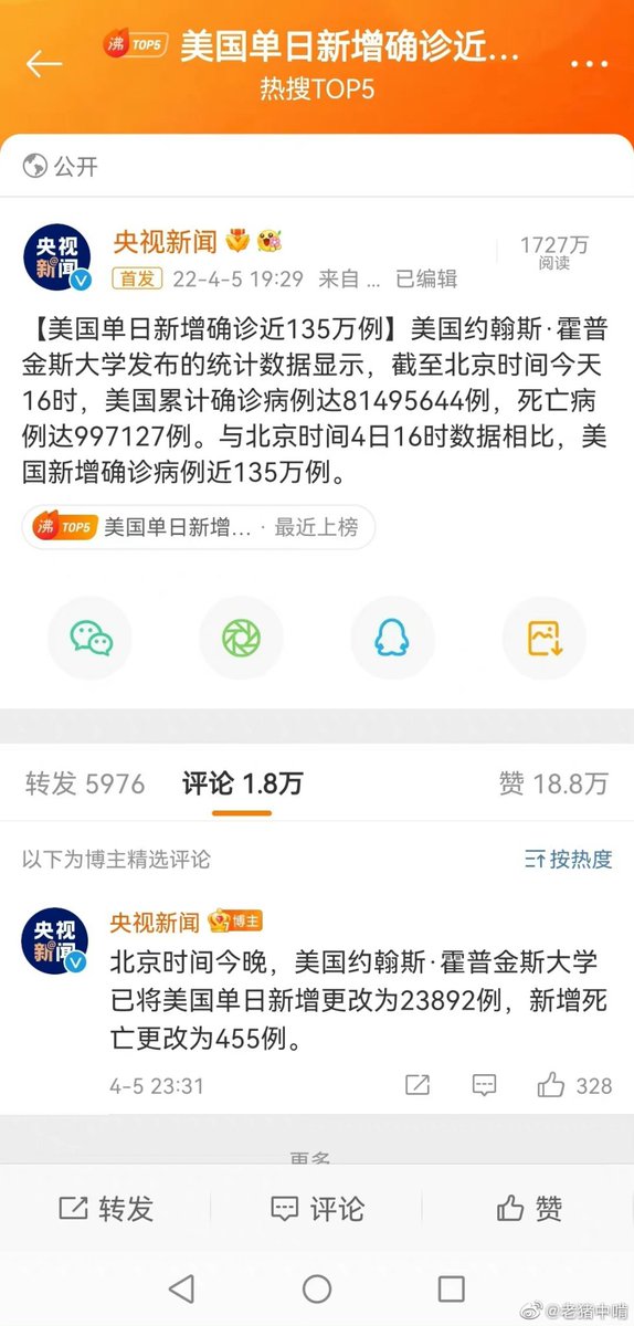violentmotor's tweet photo. 据美国霍普金斯大学统计 https://t.co/sNoQNhMgMx