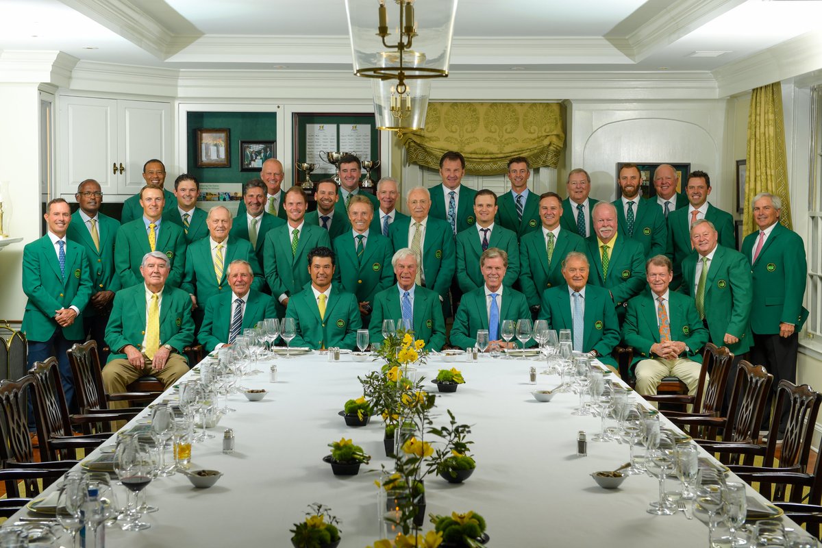 A tradition started in 1952, the Champions Dinner. #themasters