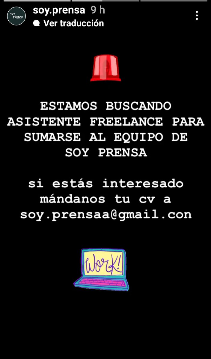 BUSQUEDA LABORAL
#Trabajo 
RT