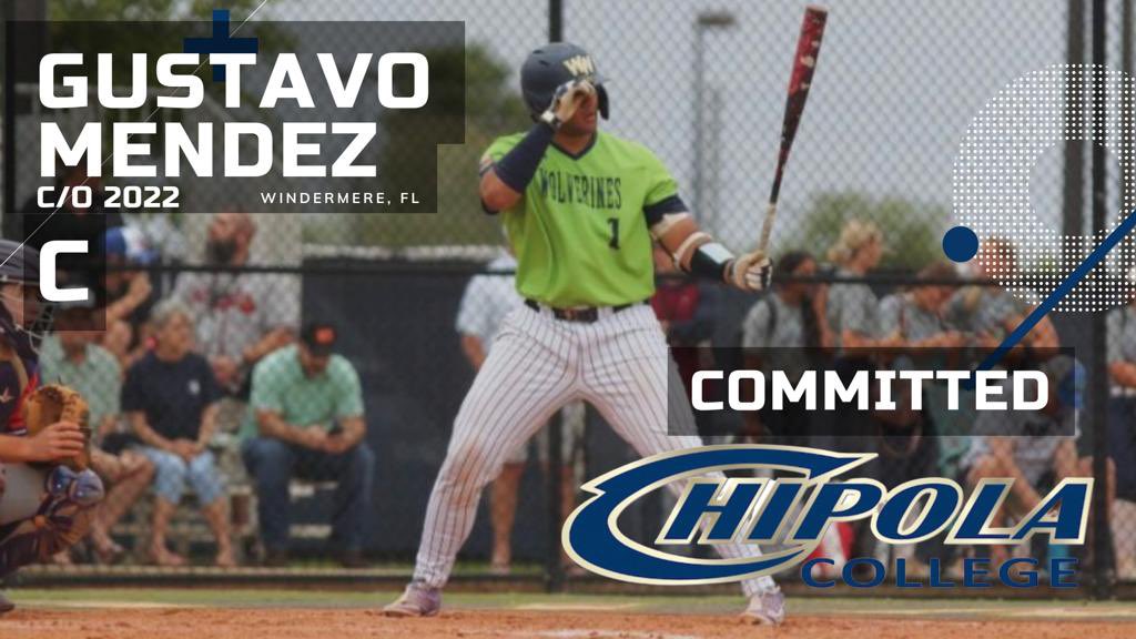 After a lot of thought and consideration with my family, I have decided to continue my academic and athletic career and Chipola College. I want to thank my coaches and everyone who has helped me along the way.@WindyBoysHC <a href="/Chipola_BSB/">Chipola Baseball</a>