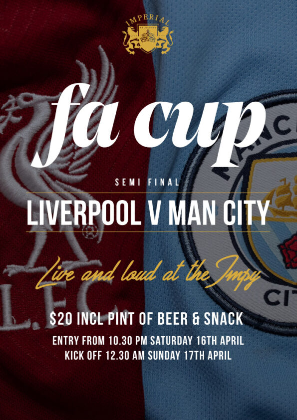 Over the Easter weekend, we'll be taking on Manchester City in the FA Cup semi final. Please see the following link for details regarding ticketing arrangements for the match: lfcmelbourne.com.au/2022-fa-cup-se…