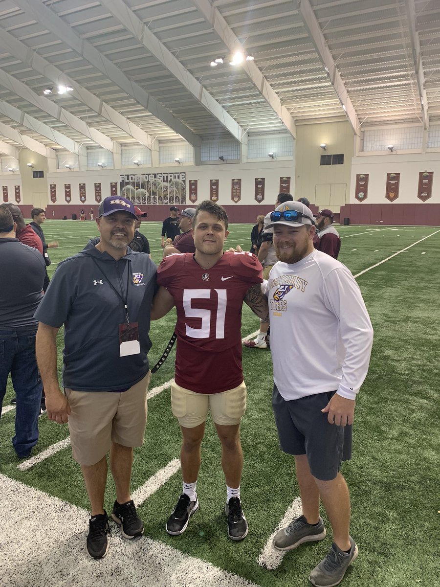 rileyreeduf's tweet photo. Checking out FSU practice and my guy @CVO_24 https://t.co/Bd7rS6UQ95