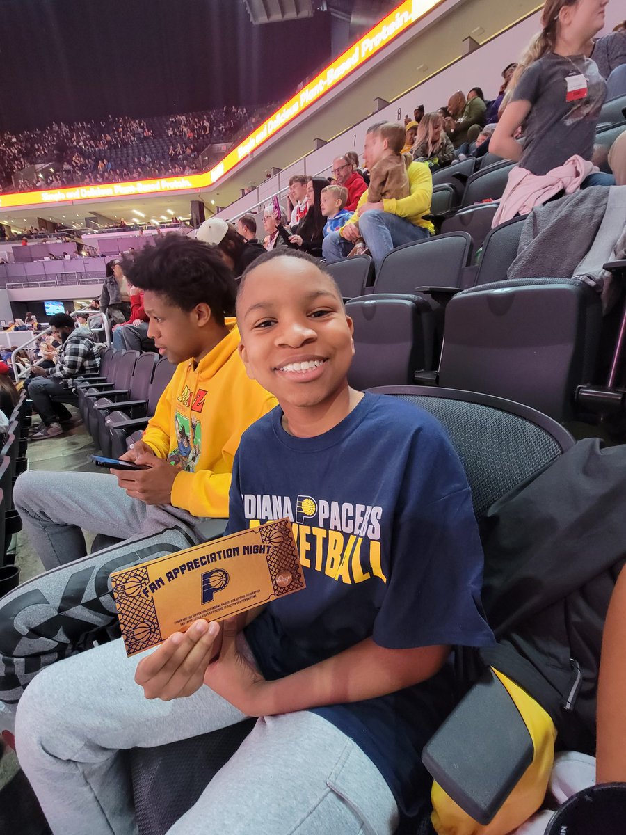 JamickaEdwards's tweet image. Thank you for selecting us @Pacers #Pacers #PacersGameNight #FanAppreciationNight