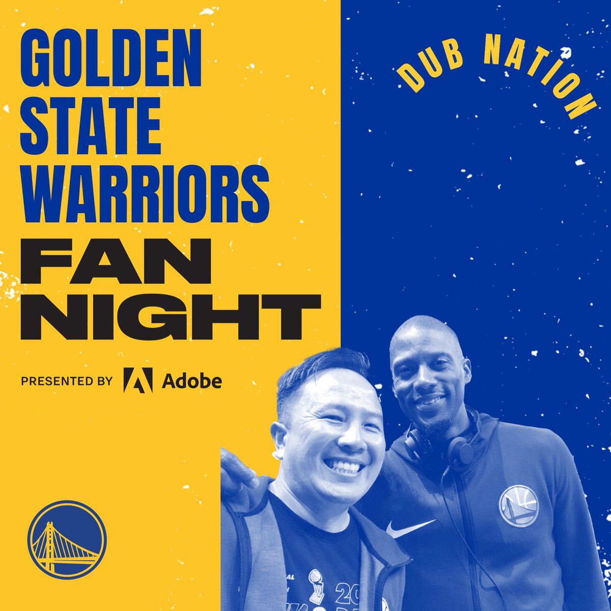 Let’s go Warriors! <a href="/AdobeCCExpress/">adobeexpress1</a> <a href="/warriors/">Golden State Warriors</a> #AdobeLife <a href="/djdsharp/">D Sharp</a> #DubNation #Creativecloudexpress #CreativeCloudExpressFanNight