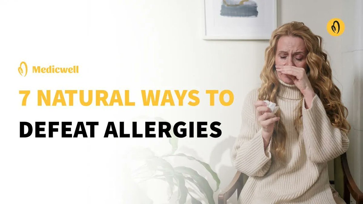themedicwell's tweet photo. Taking #AllergicMedications requires the need to remember to take them regularly. It may be more effective to address the root cause of the #Allergies and how to strengthen your immune system instead.

This video covers  7 Natural Ways To Defeat Allergies
https://t.co/lRXUNtFAgk https://t.co/PXC6ppSrbi