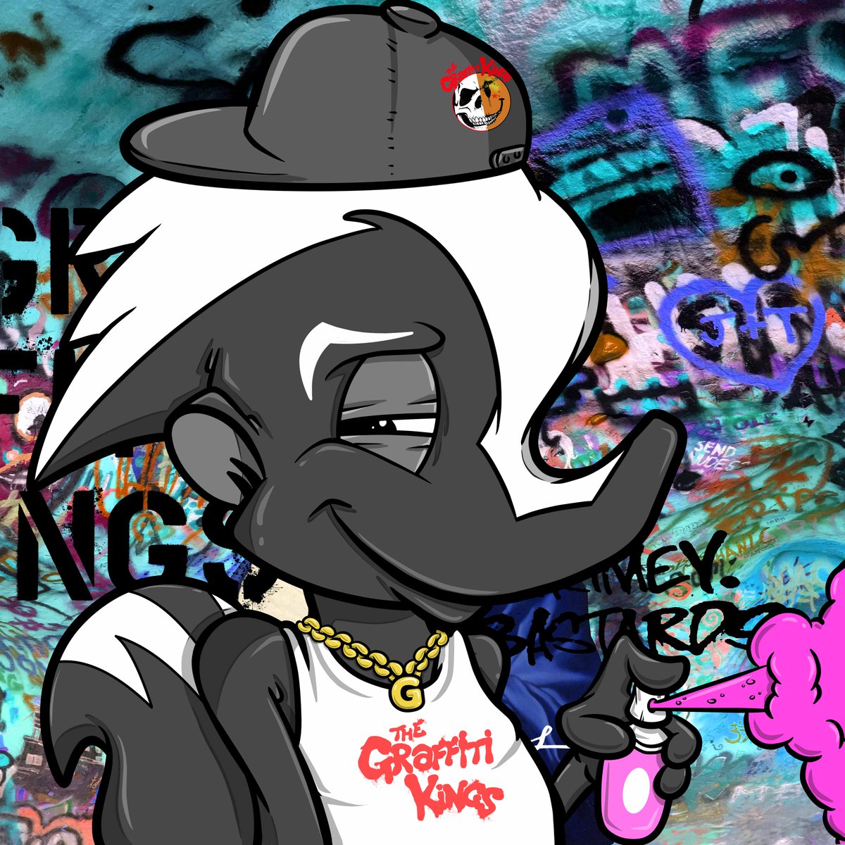 Skunkmagazine's tweet photo. @GraffitiKINGS #SparkySKUNK ⚡🦨 IS HERE

JOIN THE #SKUNKbrigade 🦨🏆

#NFTart &amp; #WeedLovers 🍃💖🌍

🎯 Check out our #NFTS ⬇️⬇️
➡️https://t.co/zNn1BFlvaT⬅️

#PUFFPUFFPASS #420life #420community #420NFT #420DAO #SKUNKmagazine #GreenRenaissance #upinsmoke
#weedsmokers #cannabiscommunity https://t.co/zeSZxoCsEy