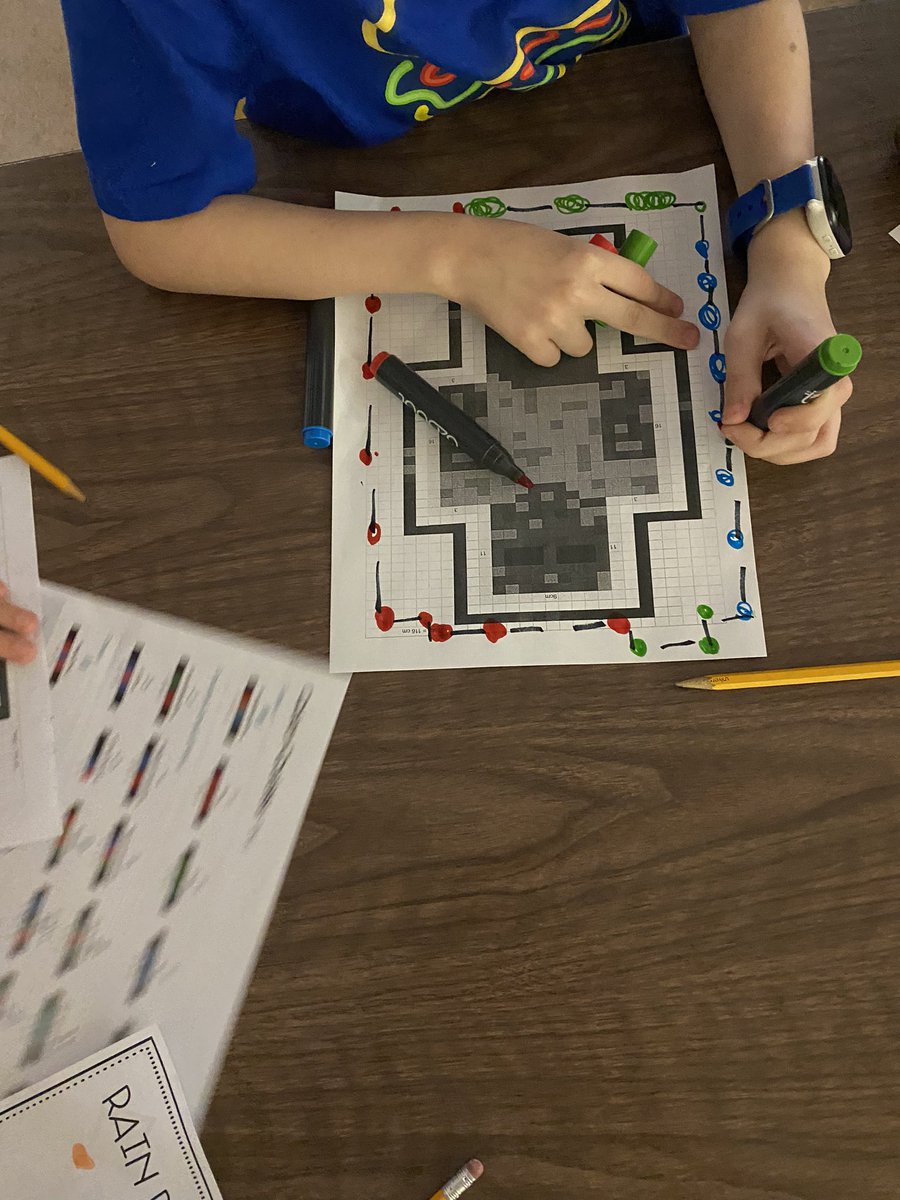MrsWheelerFCPS's tweet photo. Learning about perimeter is better when it includes Minecraft AND Ozobots!!! #fcpsvanguard #simplyaccelerating #NOBARRIERS https://t.co/pb7eUSc0KU
