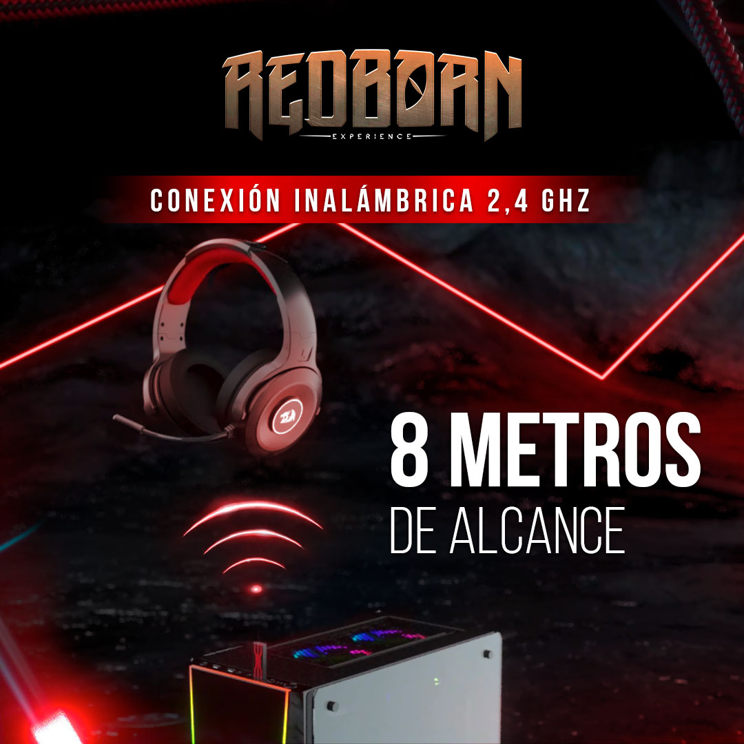 RedragonLA's tweet photo. Con conectividad dual mode inalámbrica y cableada, sonido 7.1 virtual, copas envolventes, controles integrados y compatibilidad multiplataforma, los Pelops H818 llegan para sentar un precedente: esta es la nueva manera de jugar 🙌🎧 #Redborn https://t.co/OoM5RLl7yK