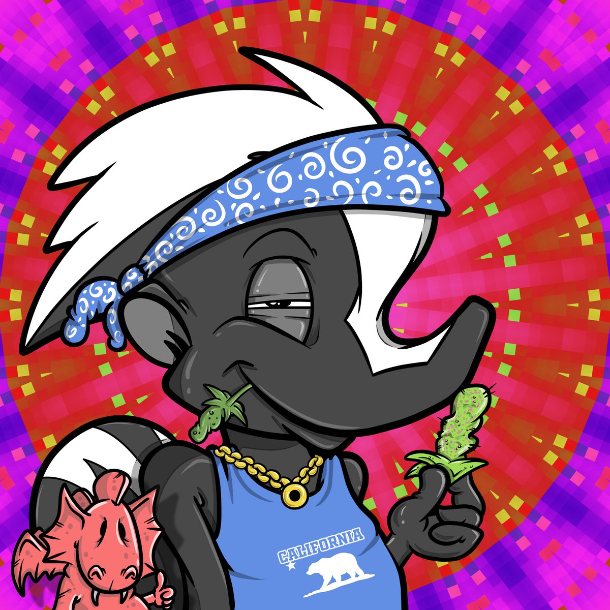 Skunkmagazine's tweet photo. @SKUNK_brigade @GraffitiKINGS #SparkySKUNK ⚡🦨 IS HERE

JOIN THE #SKUNKbrigade 🦨🏆

#NFTart &amp; #WeedLovers 🍃💖🌍

🎯 Check out our #NFTS ⬇️⬇️
➡️https://t.co/zNn1BFlvaT⬅️

#PUFFPUFFPASS #420life #420community #420NFT #420DAO #SKUNKmagazine #GreenRenaissance #upinsmoke
#weedsmokers #cannabiscommunity https://t.co/GsgOYDVipB