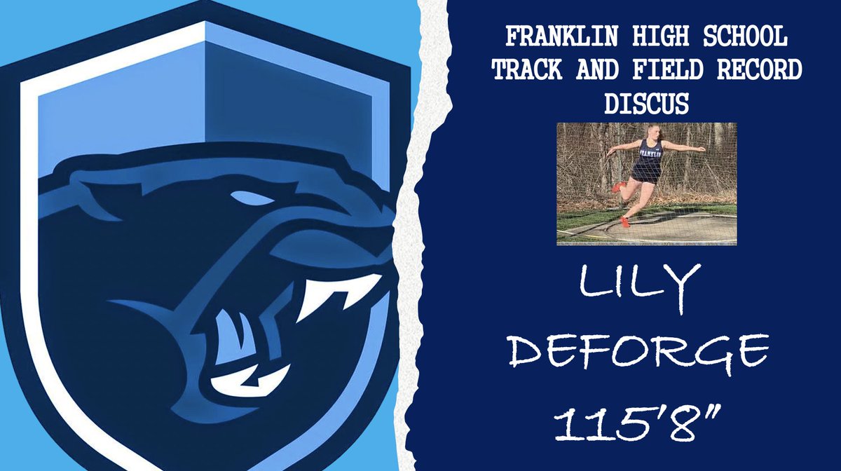 fhs_throwers's tweet photo. FHS Sophomore @lilydeforge11 breaks FHS Discus school record today with a throw of 115'8"! @FHSSports @HockomockSports https://t.co/kQNA1OnBbZ
