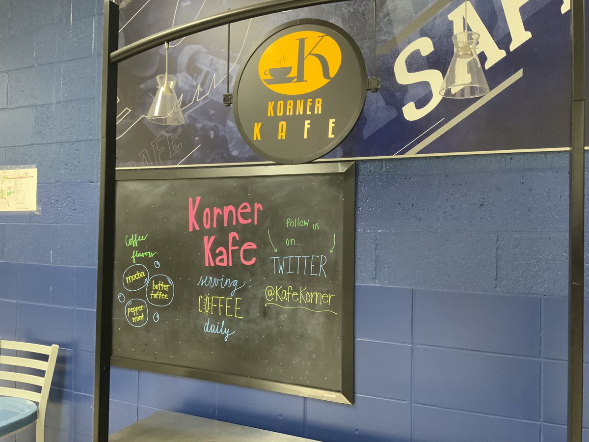 FHS_EARLYBIRD's tweet photo. The new board is ⬆️ and it’s ready for action! Stop by in the morning, check out our new addition, and treat yourself to one of our 3 flavors of coffee☕️ https://t.co/ODyhTQIGp4