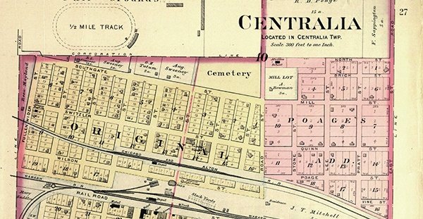 PalatinePuritan's tweet photo. THREAD:

In September 1864, a burning train throttled into Sturgeon, MO.

What the townspeople did not know was that down the road in Centralia, rebel guerrillas had just perpetrated among the worst massacres of the War— leaving 157 Federal soldiers dead, scalped, and mutilated. https://t.co/IE0nVNFfnj