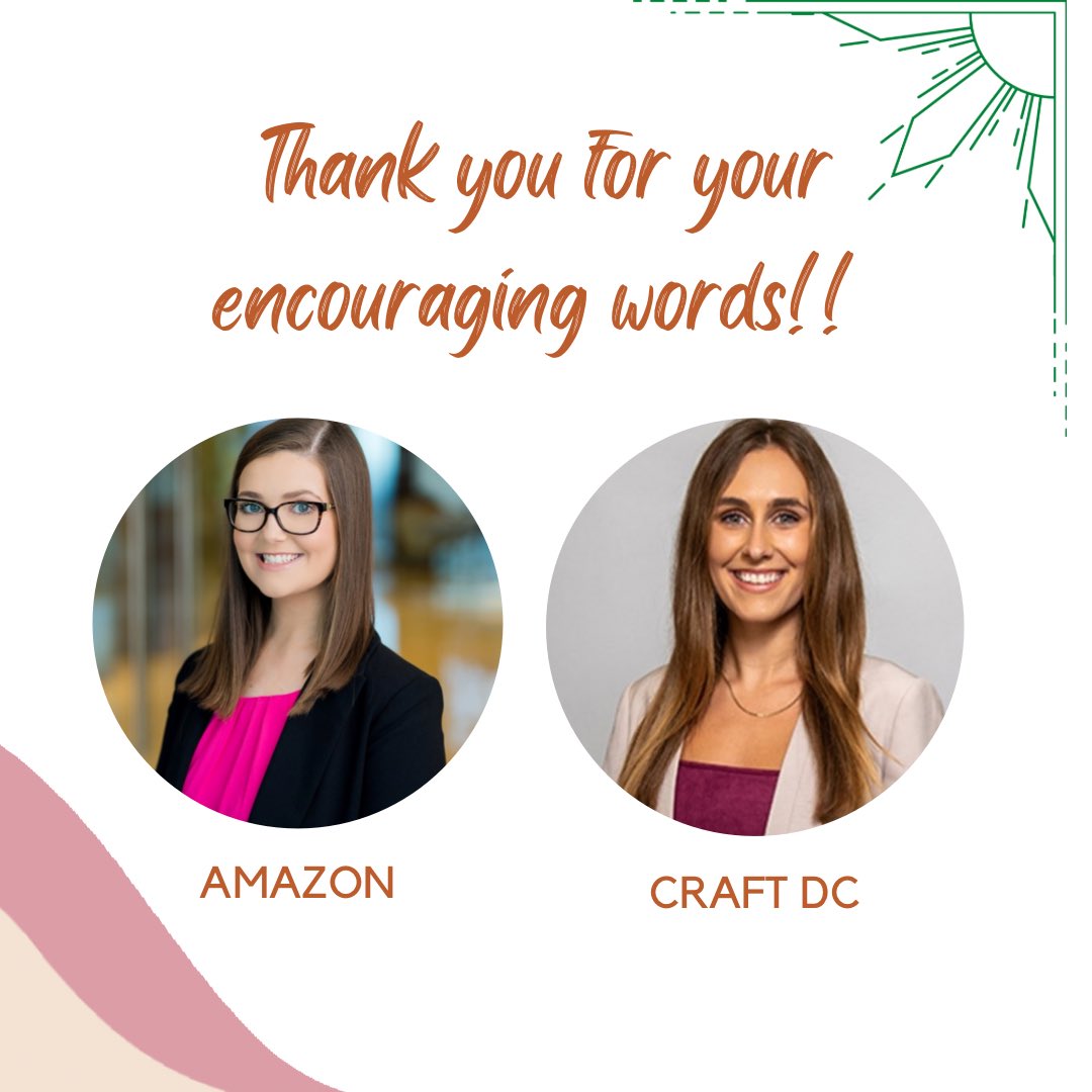 KatherineBranm's tweet photo. I am so thankful to have listened to Lauren LeBouef from @amazon and Jennifer Daniel from @CRAFTdc this morning. 

They are a great example of always moving forward, and playing the long game! #mimsPR #gmu #communication https://t.co/4TGvLzxaKT