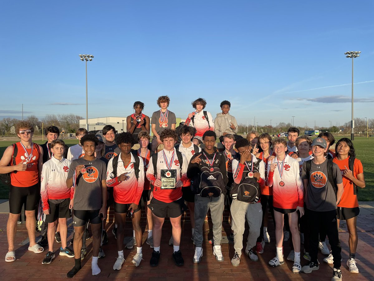 GREAT team victory at our own FS Tiger Invite! Soph thrower Dalton Brown wins athlete of the meet with two big PRs in the throws!