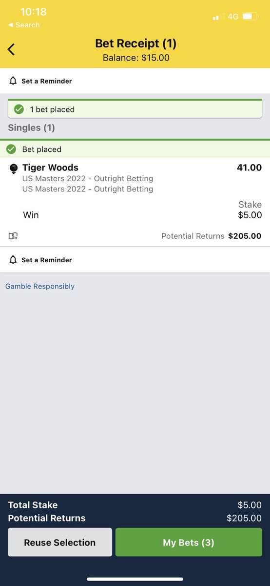Worth a fiver…. #Masters2022 #Masters