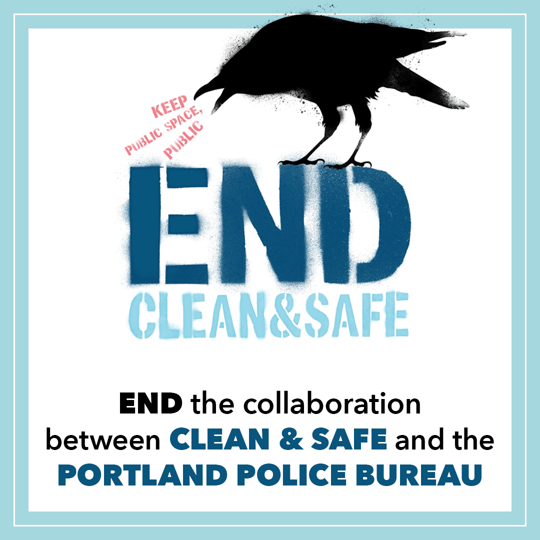 StopSweepsPDX's tweet photo. Due to pressure from community members, the City of Portland has officially postponed the vote to renew the contract between Clean &amp; Safe and Portland Police Bureau

There will be another public listening session on this Thursday. Learn more: https://t.co/uW2nmJrSSg https://t.co/7TT8lScro5