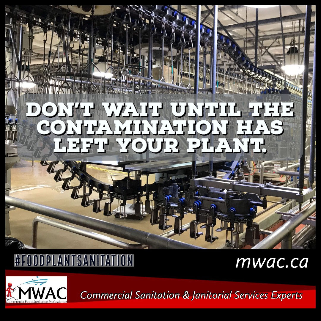 Such an important message.
Don't wait until the contamination has left your plant.
Our strategies and expertise will find the problems i.e.: contaminations before they leave your food plant. That is the difference between "in-house" cleaning and "third-party" cleaning.