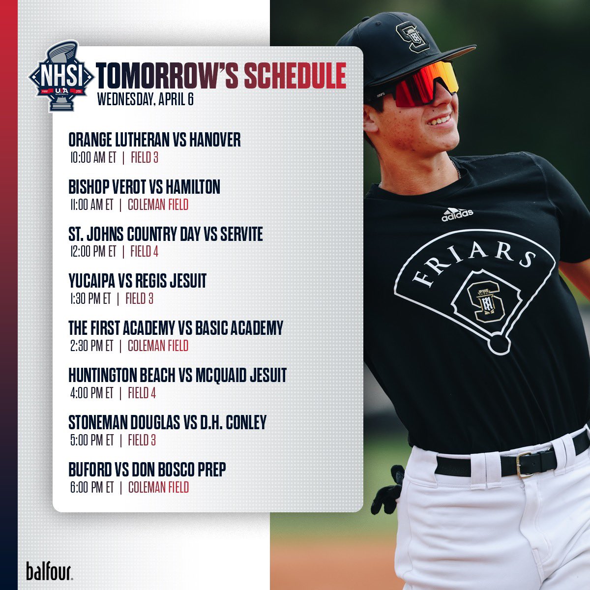 USA Baseball (@usabaseball) on Twitter photo Let’s get down to business 😤
Battle for the #NHSI22 🏆 starts tomorrow: bit.ly/3JGq263 Let’s get down to business 😤
Battle for the #NHSI22 🏆 starts tomorrow: bit.ly/3JGq263
