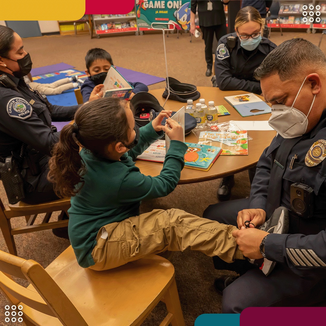 CamdenCountyPD's tweet photo. Today we were joined by Mayor Carstarphen, County Commissioner Dyer, Superintendent McCombs, &amp; Advisory Board Members for the Bookmates kick-off at Forest Hill Elementary! https://t.co/oSeRe0cA9J