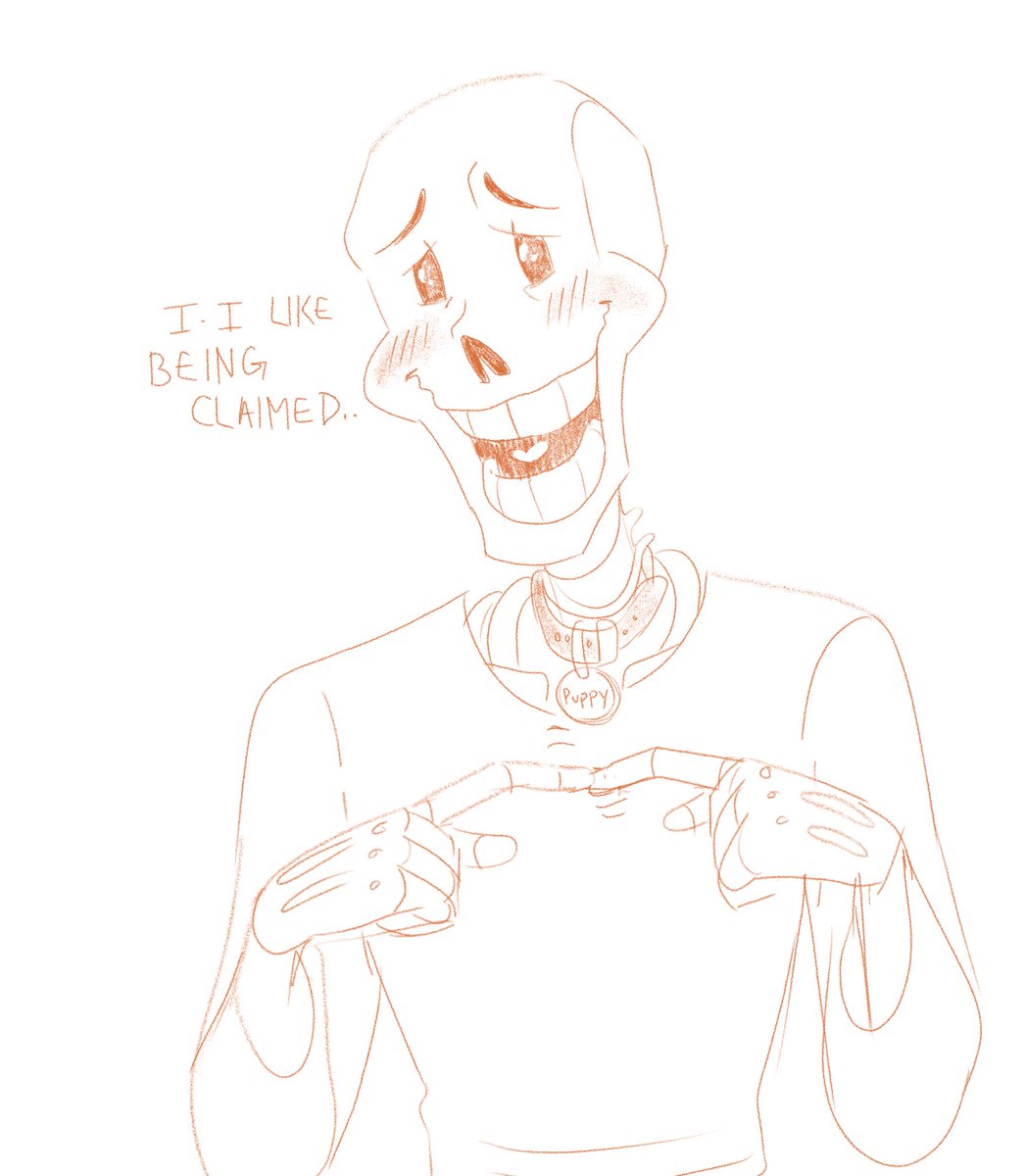 nyehtish's tweet photo. more doodles i forgot about (or did i already post these? who knows!) 

do yall think my mommy kink is showing 😳 
#undertail #papyrus https://t.co/Lh9ReW7MPc