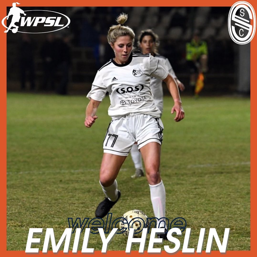 SalvoWPSL's tweet photo. Welcome, Emily Heslin!! @EmilyHeslin7 

Emily returns to Salvo SC WPSL for another year of locking down the midfield. Welcome, Emily! #SalvoStrong 

*pending league and federation approval * https://t.co/6PtzX0stcm