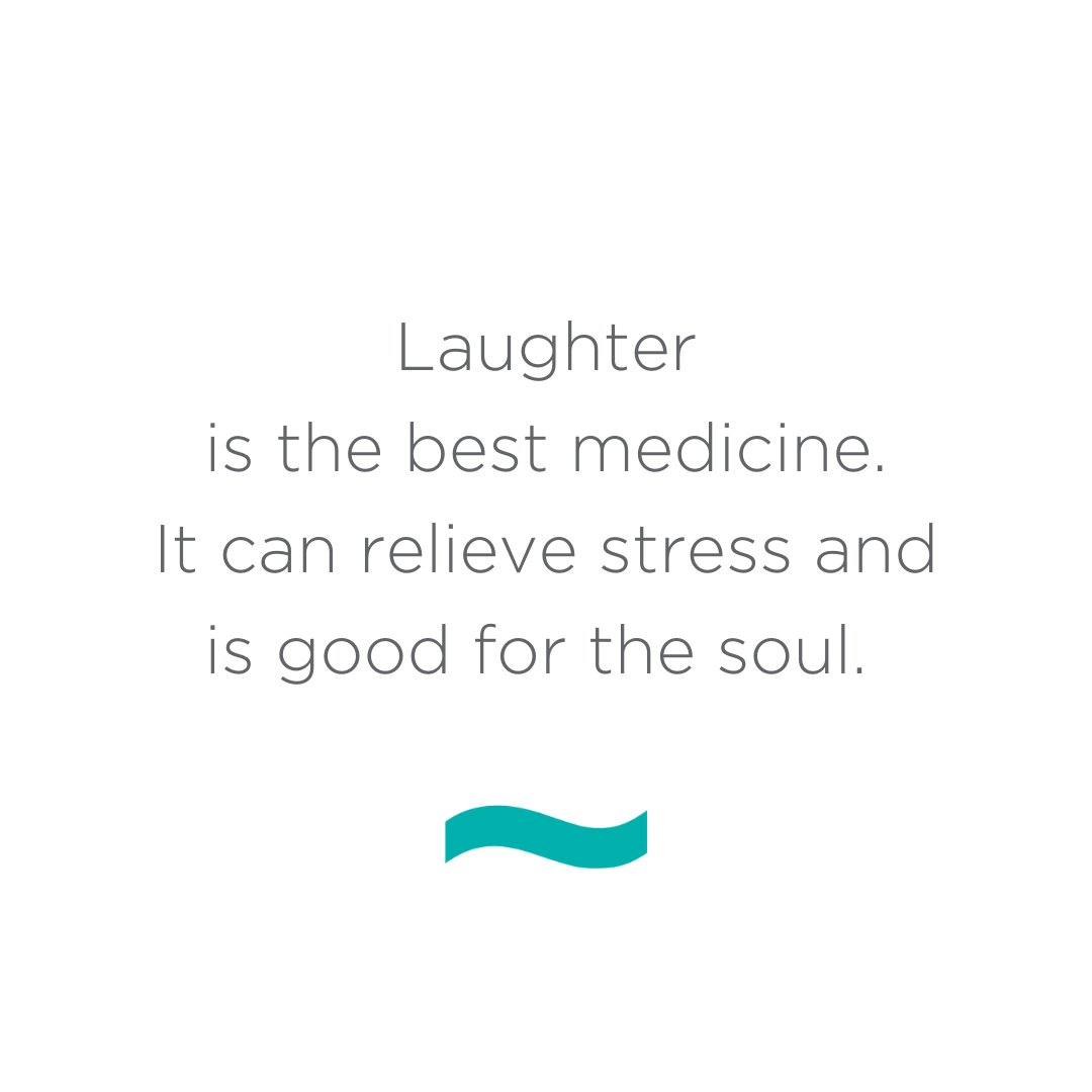 Did you know that laughing not only eases stress and lowers blood pressure, it can also boost your immune system? 

Laughing increases the production of anti-infection antibodies and T-cells in the blood that help protect us from infections. #TogetherHealthy #TheMediCollective