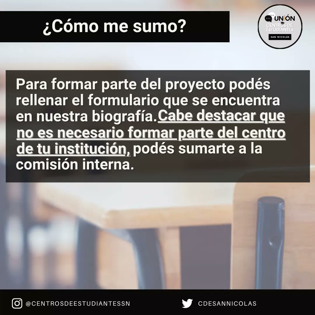 Unión de Centros de Estudiantes San Nicolás. tweet media