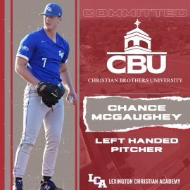 McgaugheyChance's tweet photo. Excited to announce my commitment to play baseball and further my academic career at CBU! So thankful for my Mom and Dads sacrifices over the years and Gods guidance throughout the process . Go Bucs !!! @lparks32 @DorseyBaseball @wharris27 @matt_ginter @herbie45938357 https://t.co/t39hutPcIs