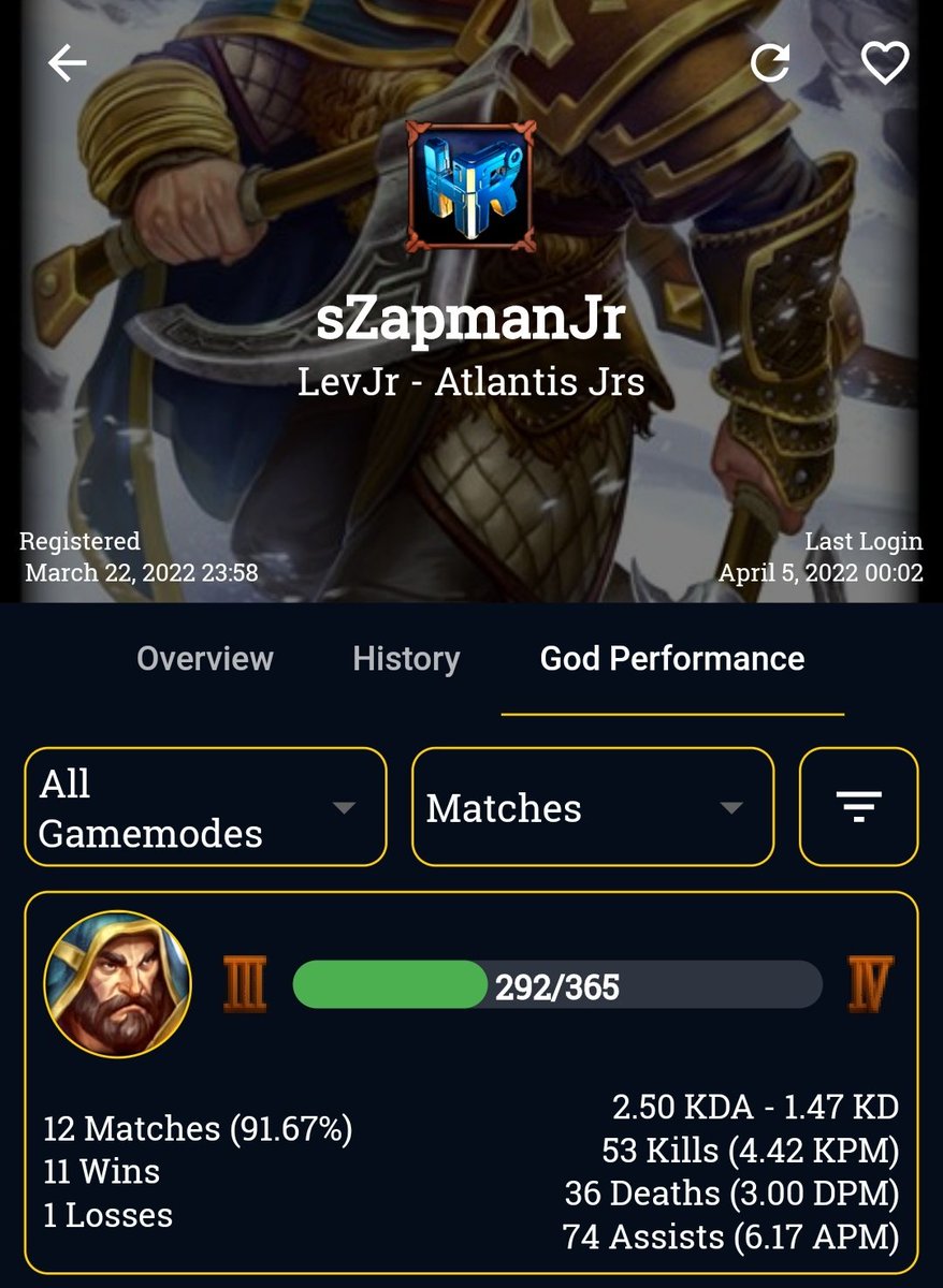 iKosGeo's tweet photo. @sZapman I'll be OTP Ullr, wish me luck Zapman Sensei. 🏹 https://t.co/xP8Snn1oe9