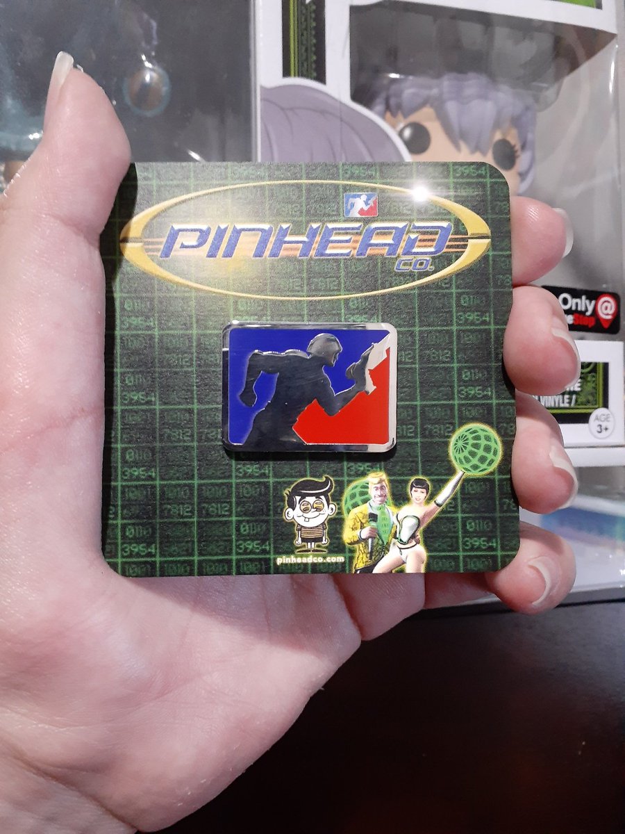 sonic321master's tweet photo. Mail Call! I got myself a enamel pin from @pinheadcompany and this is the logo from midway games last arcade game called The Grid which is like a death match arcade game for up to six player can play for fun #enamelpins #midwaygames #thegrid #pinlord #pinheadcompany #pingame https://t.co/xLwO5AfW8X