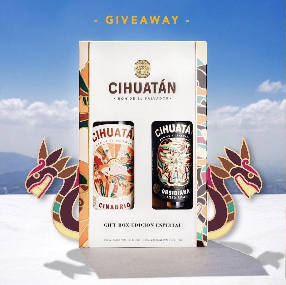 ¡Queremos brindar con ustedes!☀️
Gánate un Gift Box Edición Especial para tus drinks de Semana Santa🥃
Cuéntanos, ¿Adónde se llevaran sus botellas de Cihuatán? 

#ComparteTuCihuatán
