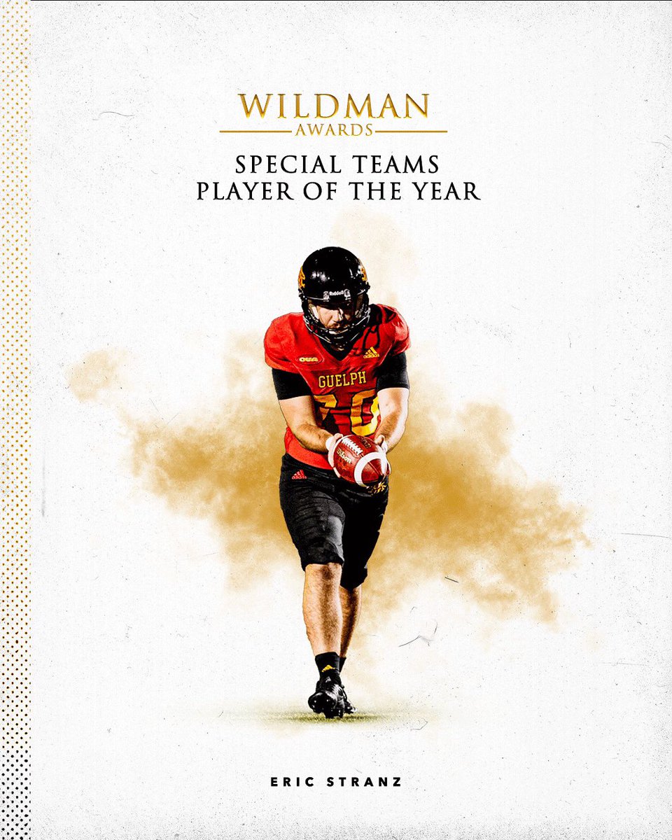 🏆Wildman Awards - Special Teams Player of the Year Trophy 🏈 ERIC STRANZ