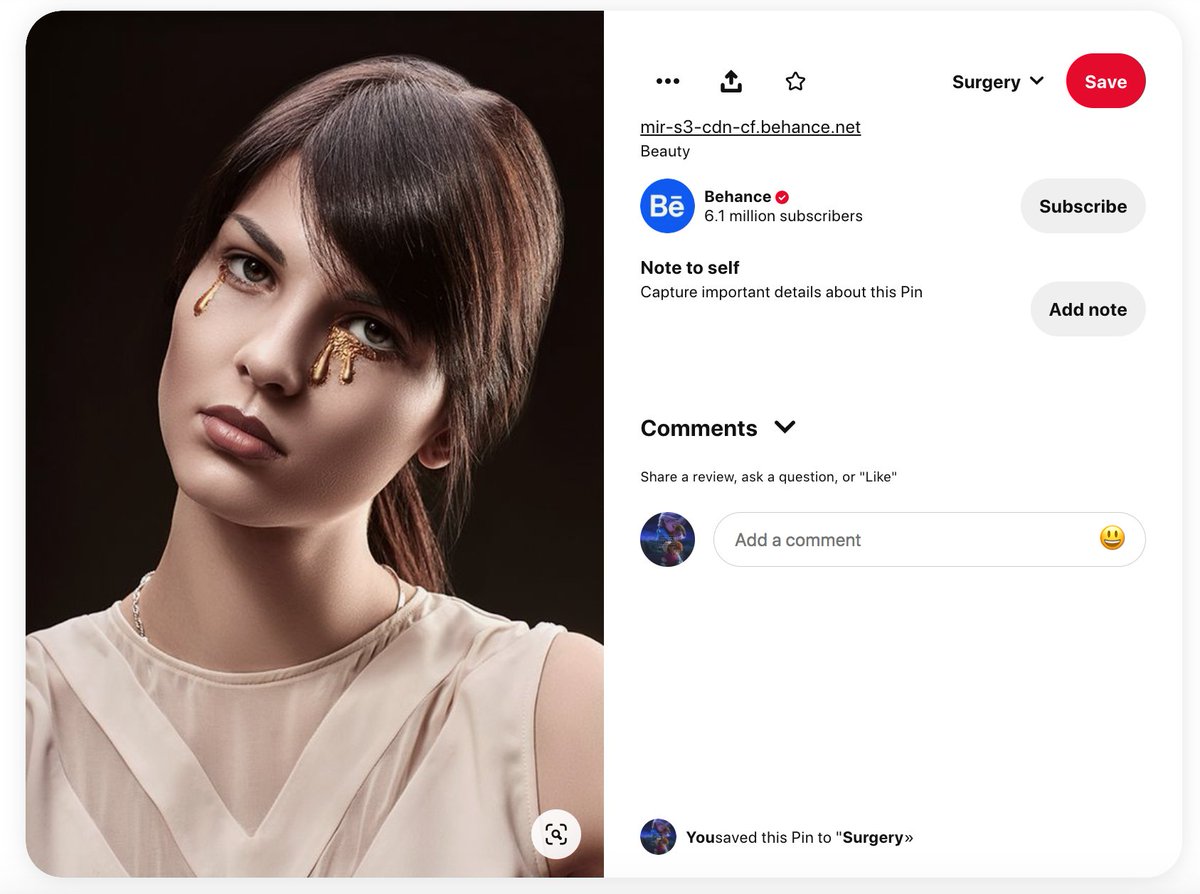 akykits's tweet photo. Why did @Behance post my photo on @Pinterest, and not even put the author's name??
I wrote a comment on this photo, but it never showed up.
Help me please!🙏

https://t.co/XbPNSF2YGe

My photo project on Behance: https://t.co/EbxCVR5X7q

#behance #pinterest #author #photography https://t.co/xeNPpvrarD