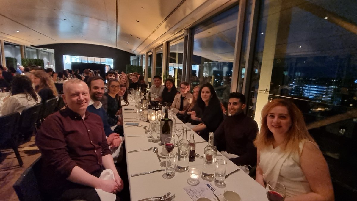 #BSID2022 Annual Dinner with members of St John’s Institute of Dermatology. It took us 2.5 years to come back to a face to face conference like this. Quality science in progress 👍