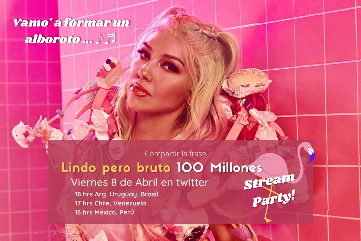 thaliaonly1's tweet photo. Thalifans este Viernes "Lindo pero bruto" 100 Millones Compartiendo y reproduciendo! #StreamParty ✨👑
#Thalifans #Lalitas RT https://t.co/Hwxn0LAP8d