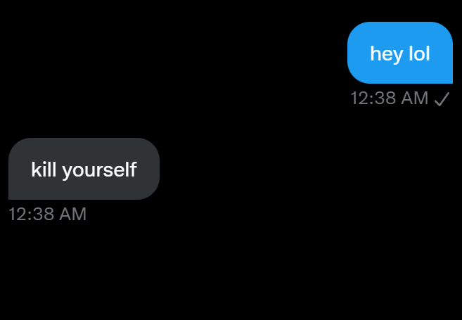 Never shooting my shot again...