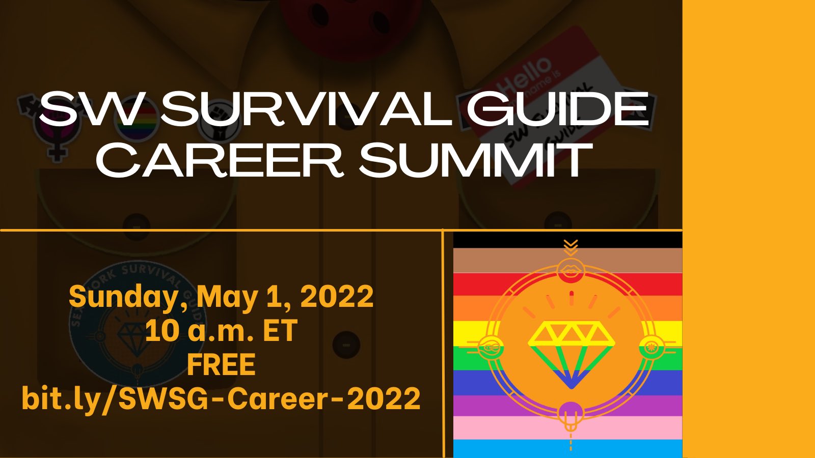 Register for the FREE career summit on May 1! Mix and mingle virtually with vendors and experts plus get info on SW media relations, surviving the aftermath of doxxing, #knowyourrights and other topics to help our community members thrive. https://t.co/6M2utwCP3G https://t.co/vxAwqDhQQt