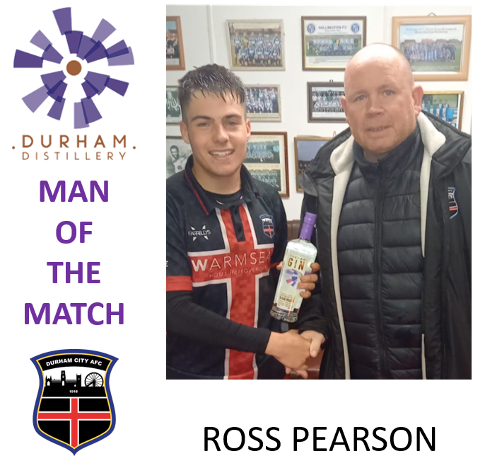 DurhamCity_AFC's tweet photo. congratulations Ross Pearson .. last night's @DurhamDistilUK MOTM ..
.. #durhamgin #durhamdistillery #supportlocal https://t.co/cIOsj9f5Rg