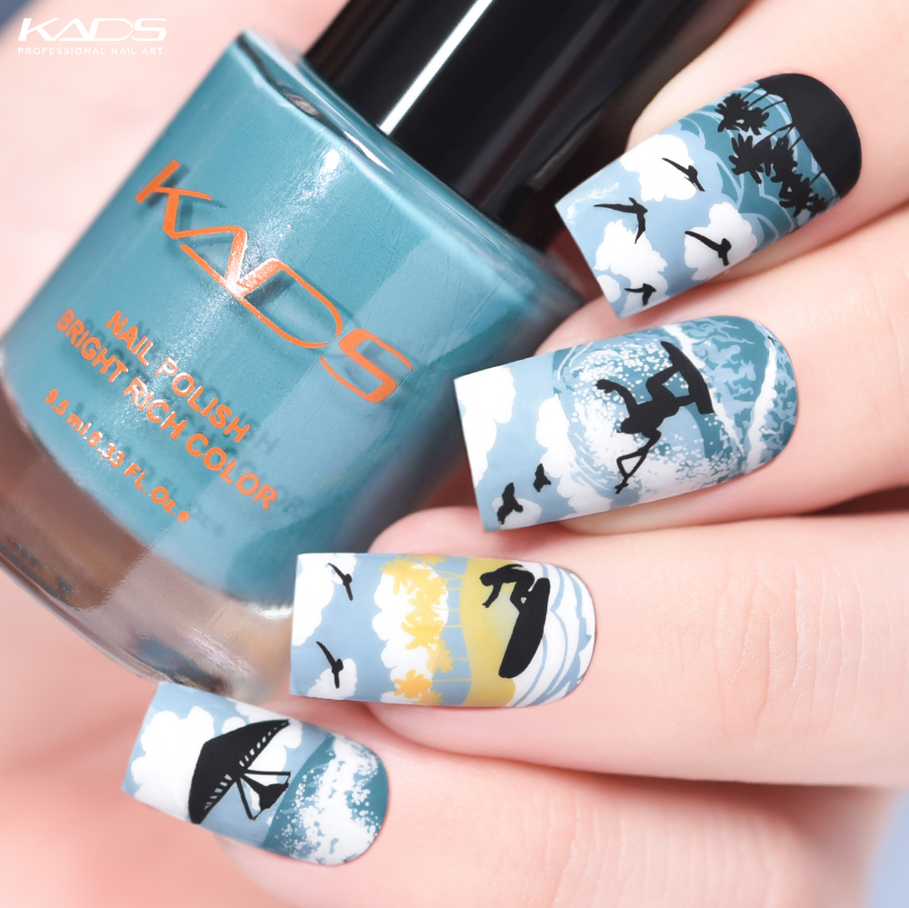 Kadsnailart's tweet photo. 🌊🚣♀️🏄♂️
KADS Stamping Plate · Summer 009
KADS Two in One Stamping Polish · C02 C17 C32 C35 C36
KADS Stamping Polish · 03 08
Available now at https://t.co/UE4F2dKnQN(link in bio)
#KADSSummer #kads #kadsnailart #oceannails #summernails #surfingnails #cloudnails #palmnails https://t.co/FVxx41mxxa
