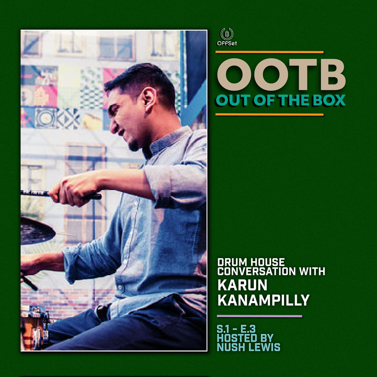 OffSetEd's tweet image. #OOTB Episode 3 with @karunthedrummer on all things Drum House out on 8th April 2022.
Tune in this coming Friday to learn more about Karun's teaching inspiration and how he came to build the incredible Drum House. 
STAY TUNED
