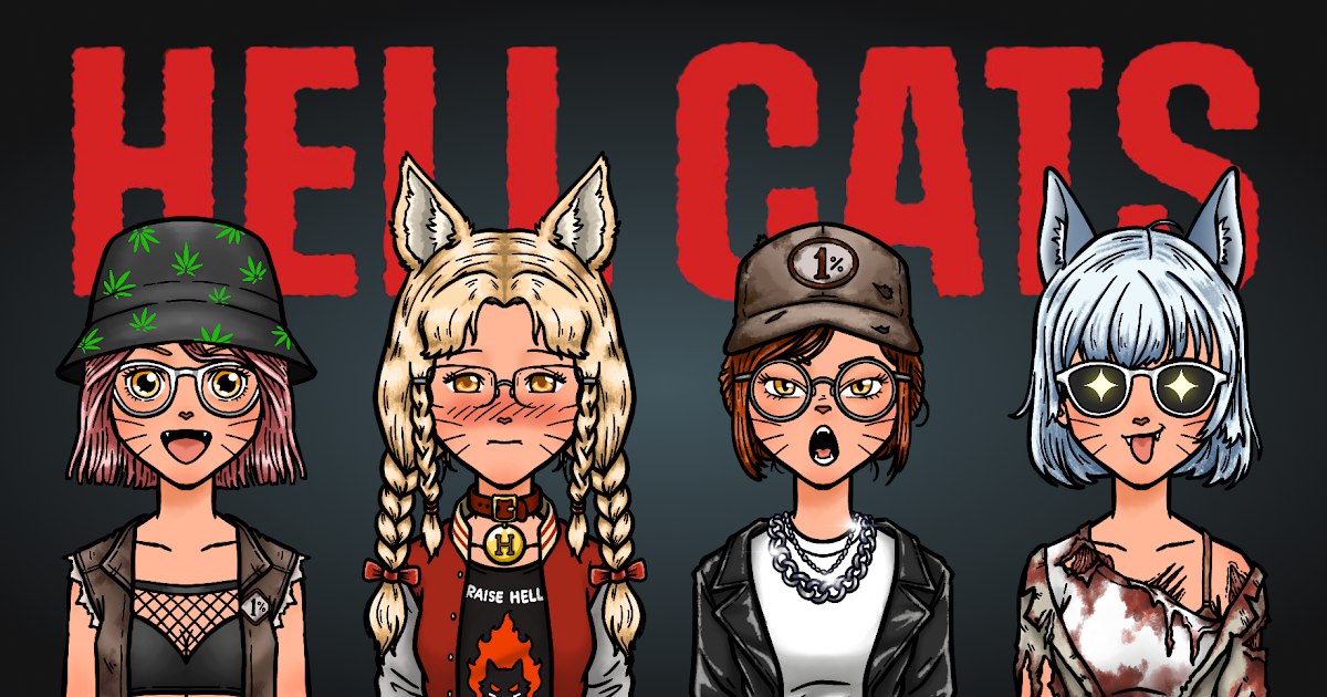 Don’t miss the Hell cat traits in LUNITA collection.
Minting April 14 on <a href="/luart_io/">Luart</a> 🚨

To celebrate our partnership we're giving away 20 WL spots!🏆

✅ Follow <a href="/lunita_nft/">RE:LUNITA (🙌,✨)</a> &amp; <a href="/HellCatsNFT/">HellCats 🔴</a> 
✅ RT &amp; Tag 2 frens
✅ Join : discord.gg/lunita