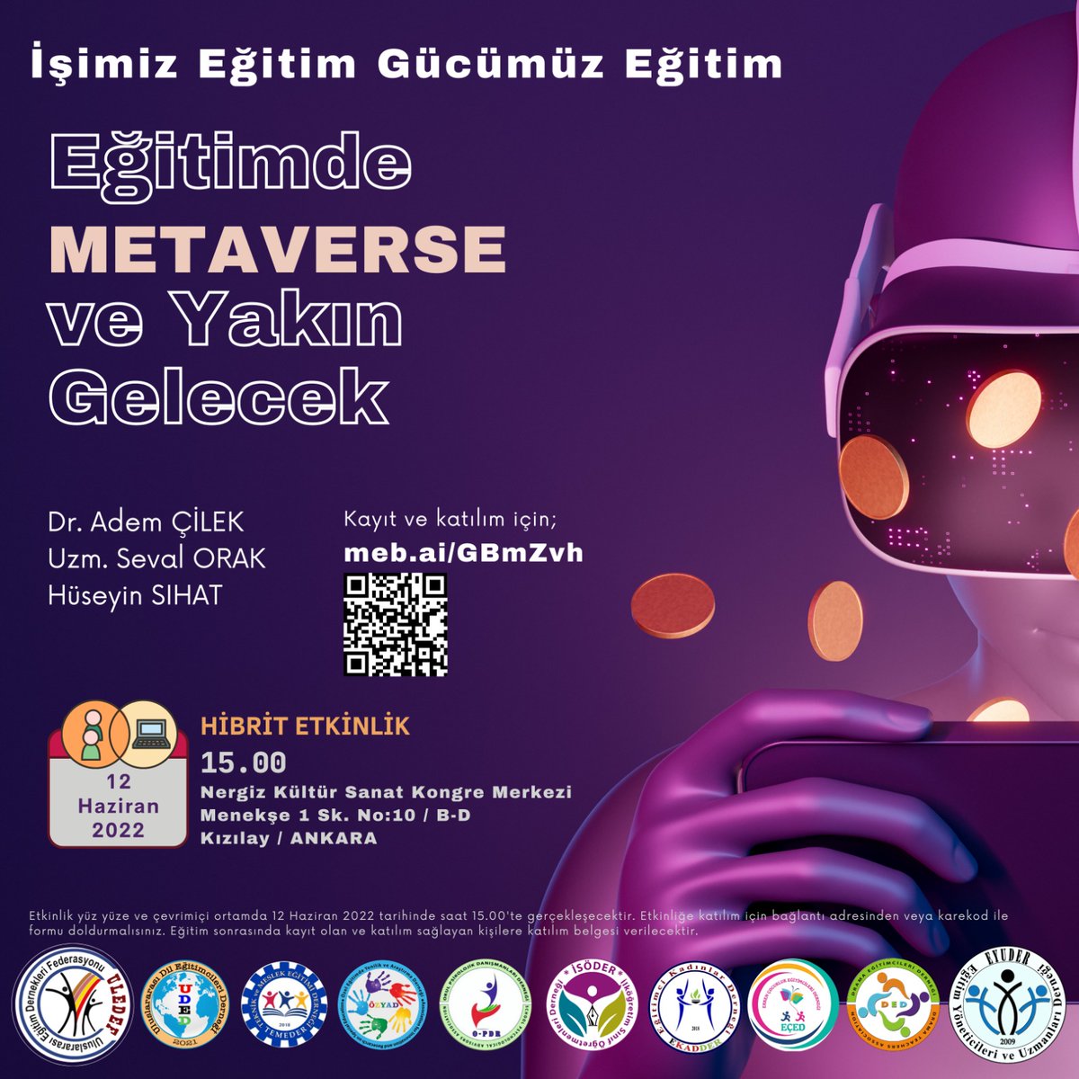 Stem_Akademi's tweet photo. OKUL ÖNCESİ, İLKOKUL, ORTAOKUL,LİSE DÜZEYİNDE DERSE ENTEGRE METAVERSE SADECE EYUDER' DE https://t.co/z6A9JX9kKI