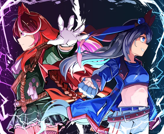 #引用RTで絵をあげて5人指名してバトンでお気に入りの絵を載せる
カトレーゼさんからバトン頂きました!!中でも特にお気に入りなの選んでます⚡️ https://t.co/C9QIc54kW5 