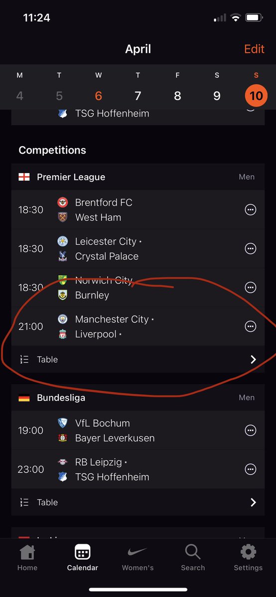 Sunday 9pm. If you don’t watch football and wanna give it try… this is it. There cannot be a better game for initiation. Two of the best teams in the world… 1 point between them in the table… high stakes… high drama guaranteed… boom! ABSOLUTELY CANNOT WAIT! #YNWA