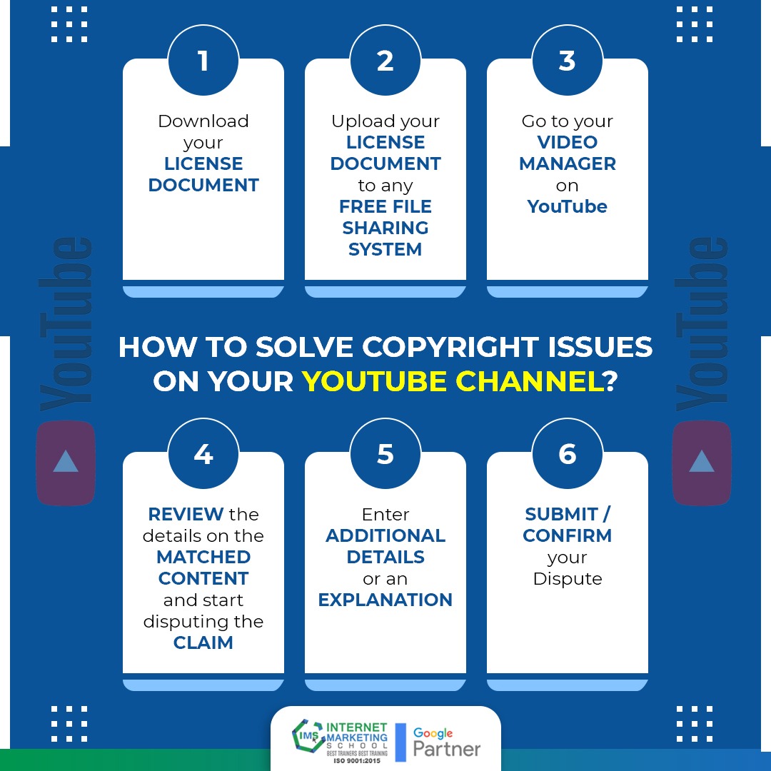 imschooldigital's tweet photo. Users have the choice to upload any content they choose on YouTube. However due to copyrights, creators must be careful.
This post will help you to handle copyright claims on YouTube effectively.
#youtubemarketing #youtubetips #youtubetipsandtricks #videomarketing https://t.co/u9583fxBSl