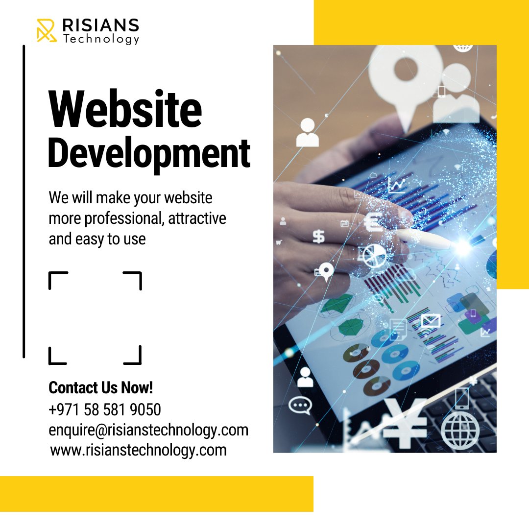 risians360sol's tweet image. We will make your website more professional, attractive, and easy to use.

Contact Us Today! 👇
📞 +971 58 581 9050
📧 enquire@risianstechnology.com
🌐risianstechnology.com

#mobileappdevelopmentinuae #mobileappdevelopmentsolutions #mobileappdevelopmentcompanies