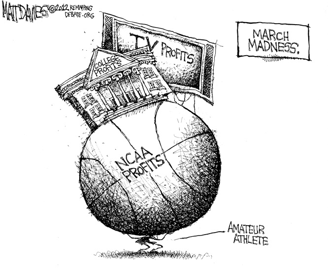 Sarah37Robinson's tweet photo. The NCAA would like you to believe that scholarships are more than enough to compensate amateur athletes. Meanwhile, these athletes generate a majority of the profit. #ucr150 @besavageee https://t.co/2mN3zVisJh